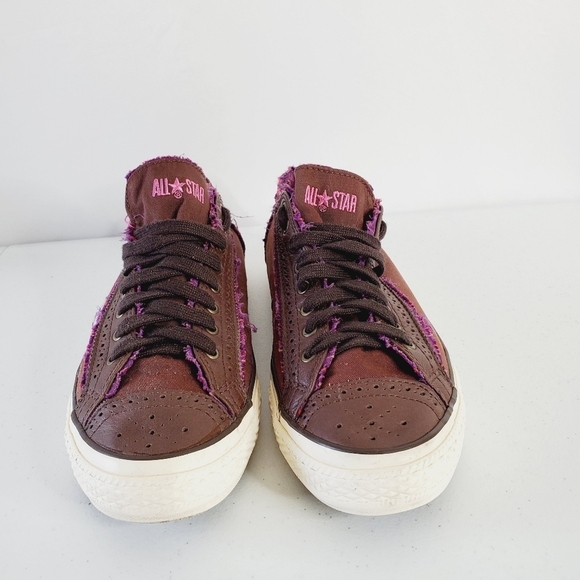 Converse Lord Francis Rubberbottom Sneaker Size M9.5 W11.5 Unisex Wingtip Frayed - Picture 14 of 15